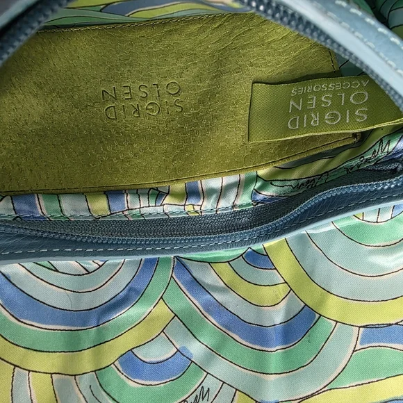 Sigrid Olsen Sky Blue Shoulder Bag - Picture 6 of 12